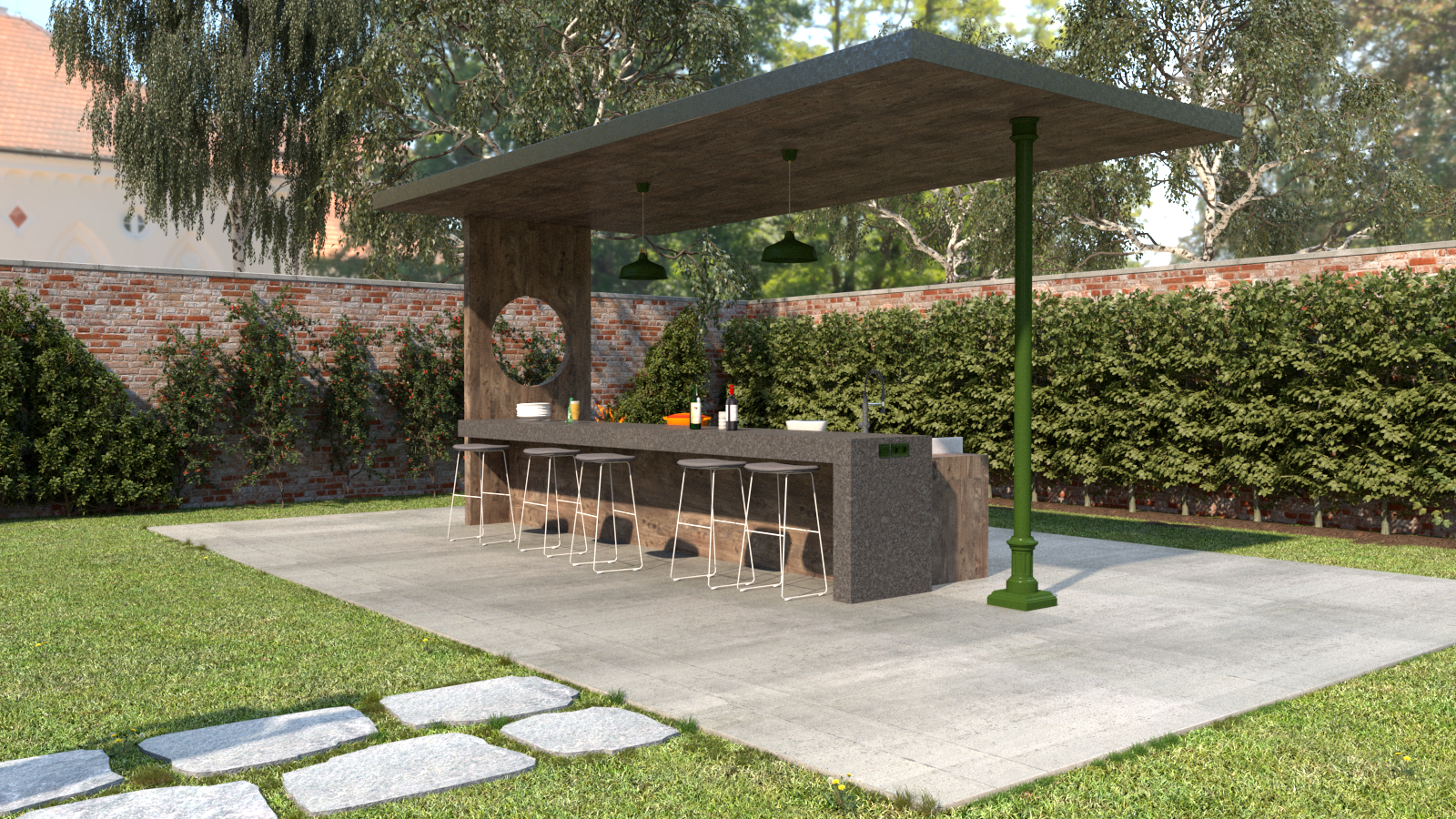 Outdoor Kitchen After 2